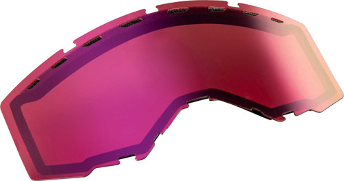 FLY RACING Dual Lens With Vents Adult W/ Pink Mirror/Rose Lens 37-5502