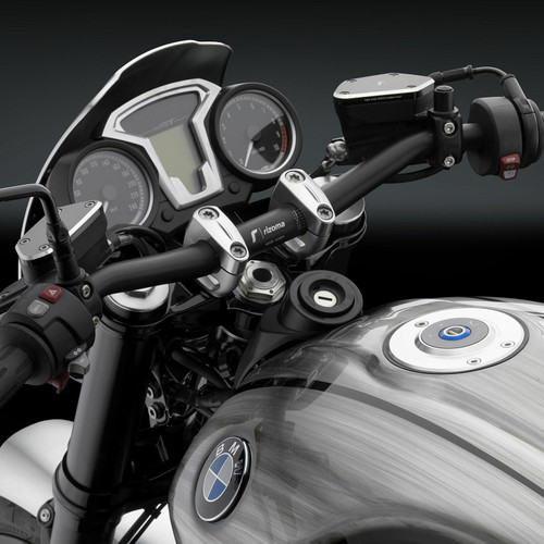 RIZOMA Handlebar Tapered Black Dia 22-29Mm/H 35Mm/W 755Mm MA011B