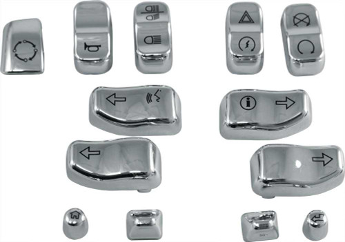 HARDDRIVE Switch Caps Chr 14-Up 13 Piece 0139-13