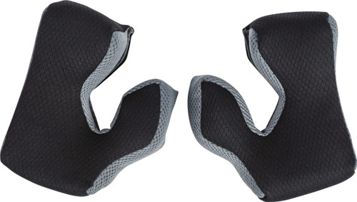 FLY RACING Formula Cheek Pad Black/Cool Grey Lg 25Mm 73-47222L