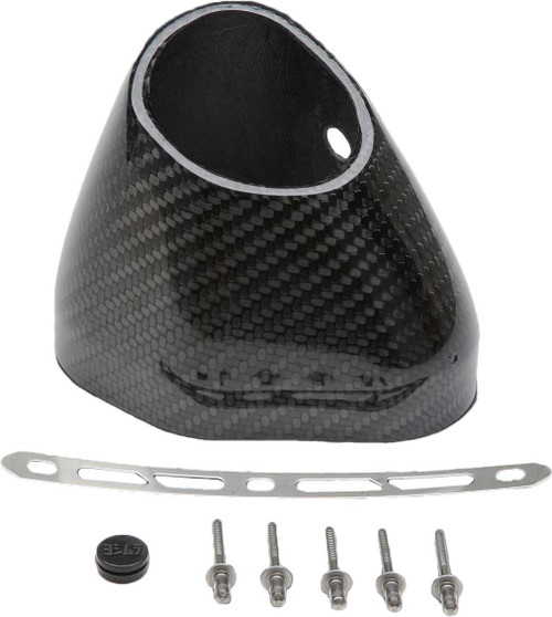 YOSHIMURA End Cap Kit Left Side R77 Lh Cf Flared YM7-CFL-01-K