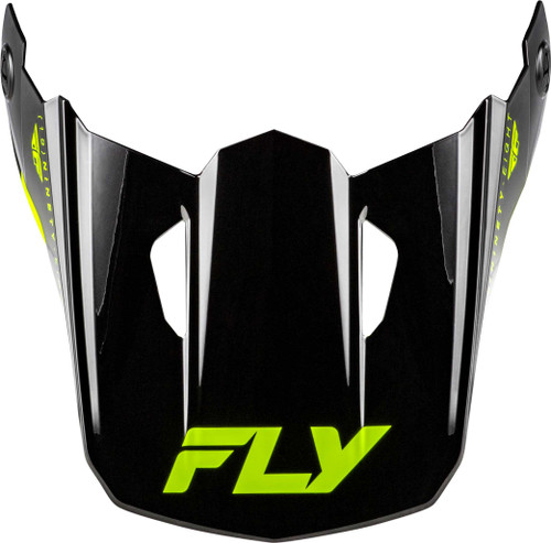 FLY RACING Kinetic Verdict Helmet Visor Black/Hi-Vis/Grey Md/Lg 73-8723VM