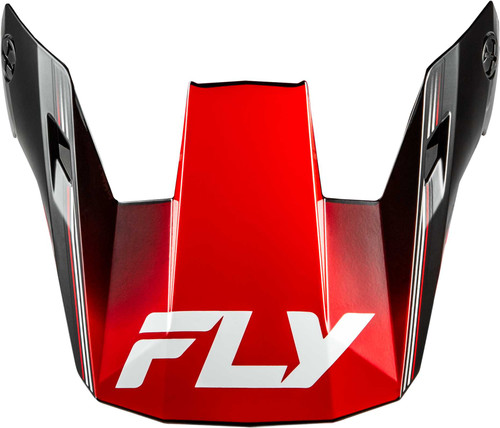 FLY RACING Yth Rayce Repeat Helmet Visor Black/Red Ys-Yl 73-8622VY