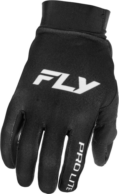 FLY RACING Pro Lite Gloves Black/White Xs 379-040XS
