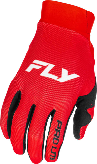FLY RACING Youth Pro Lite Gloves Red/White Yl 379-044YL