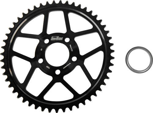 HARDDRIVE Rear Steel Sprocket 51T Flat 84-22 RFE-7080_WPS:51-BLK