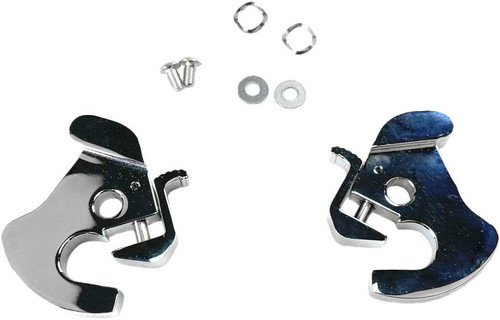 HARDDRIVE Repl Latch Kit For Detachable Side Plates Chrome 086097