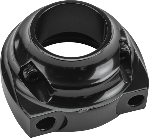 HARDDRIVE Throttle Clamp Double Cable Snap In Style Black 53387