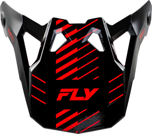 FLY RACING Formula Cp Slice Visor Grey/Red/Black Yl-S 73-0058