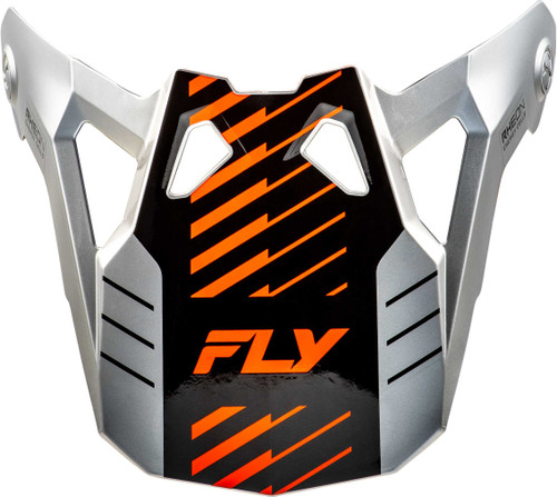 FLY RACING Formula Cp Slice Visor Grey/Orange/Black Yl-S 73-0062