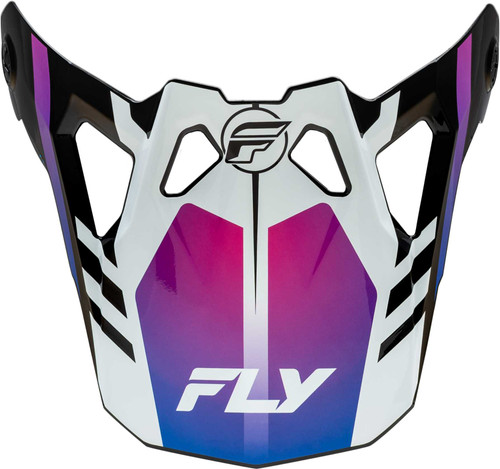 FLY RACING Formula Cp Krypton Visor White/Black/Purple M-2X 73-0049