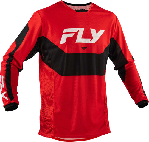 FLY RACING Kinetic Mesh Jersey Red/Black/White Md 380-312M