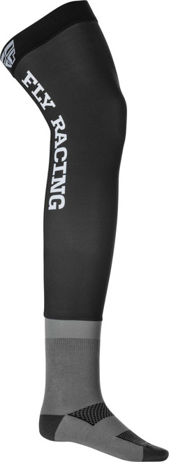 FLY RACING Knee Brace Socks Black/Grey/White Lg/Xl 350-0447L