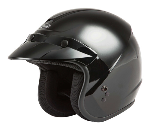 GMAX Of-2 Open-Face Helmet Black Lg G1020026