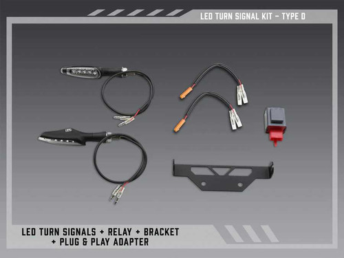 YOSHIMURA Fe V2 Stnd Led Turn Sig Kit Type D Hon 075BG-STD-D-K