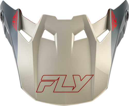 FLY RACING Formula Cc Glide Visor Black/Red/Grey Yl/Sm 73-4353VS