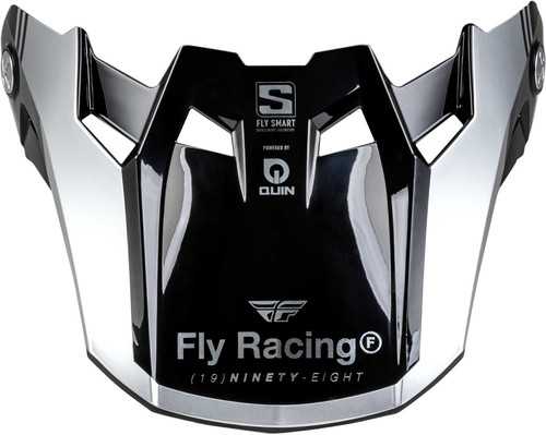 FLY RACING Formula S Carbon Legacy Visor Blue Carbon/Silver Md/Lg 73-4459