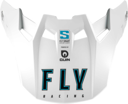FLY RACING Formula S Carbon Solid Visor White Xl/2X 73-4497