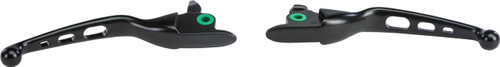 HARDDRIVE 3-Hole Lever Set Black Touring 17-20 Except Tri Glide 053889