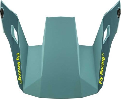 FLY RACING Youth Rayce Helmet Visor Matte Blue Stone/Hi-Vis Ys-Yl 73-91135