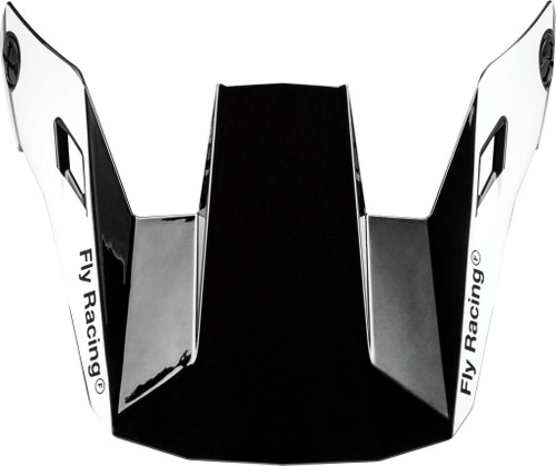 FLY RACING Rayce Helmet Visor Black/White/Grey Xs-Lg 73-91133