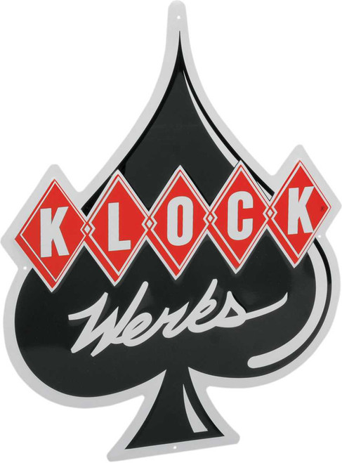 KLOCK WERKS Metal Sign - Aluminum - 14" x 17-1/2" KWA-METALSIGN