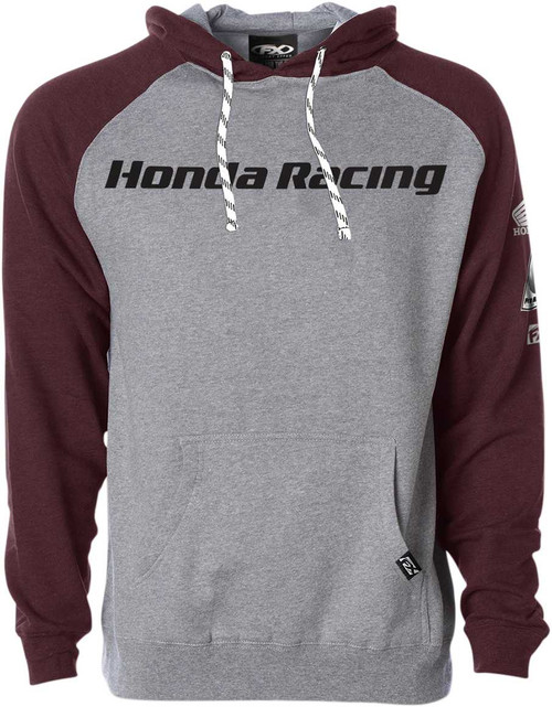 FACTORY EFFEX Honda Racing Hoodie - Heather/Burgundy - 2XL 23-88308