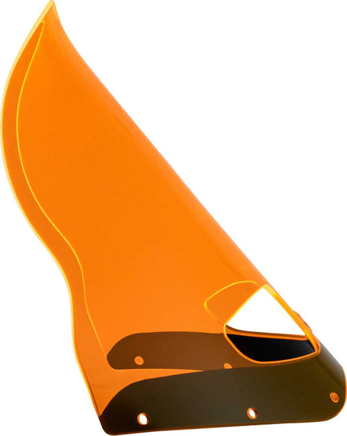 KLOCK WERKS Ice Flare Windshield - 15" - Orange Ice - Road Warrior Fairing KWW-06-0615