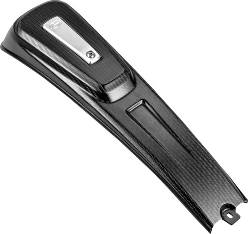 SADDLEMEN Dash Console - Side Fill - Carbon Fiber/Matte - Harley-Davidson - Softail CF-822-29-002M