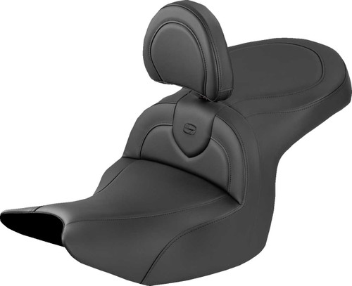 SADDLEMEN Roadsofa Seat - Plain - With Backrest - Honda Goldwing '18-'26 H18-07A-187BR
