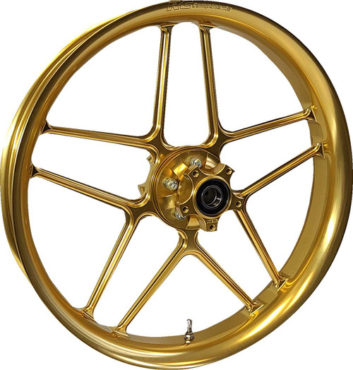 RC COMPONENTS Wheel - Laguna - Front - Dual Disc/without ABS - Gold - 19x3 193-140G-F