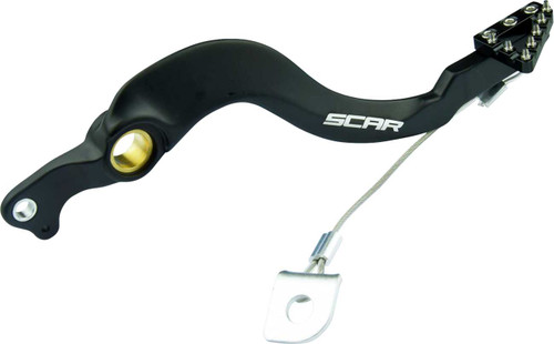 SCAR RACING Rear Brake Pedal - Black - Honda CRF 250/450 RBP203BK