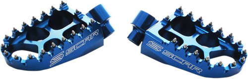 SCAR RACING Evolution Foot Pegs - Blue - Husqvarna/KTM/Gas Gas S5511B