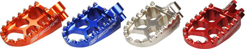 SCAR RACING Evo Foot Pegs - Blue - Yamaha YZ/WR S1512B