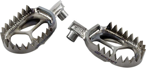 SCAR RACING Titanium Foot Pegs - Suzuki RMZ/RMX S4516