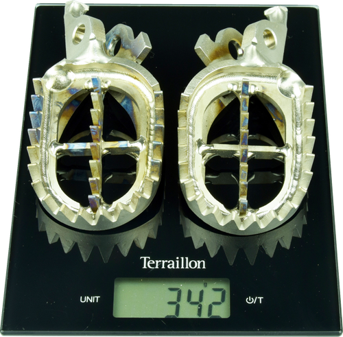 SCAR RACING Titanium Foot Pegs - Honda CR/F S2516