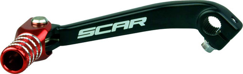 SCAR RACING Shift Lever - Black/Red - Honda CRF 150/230 GSL185