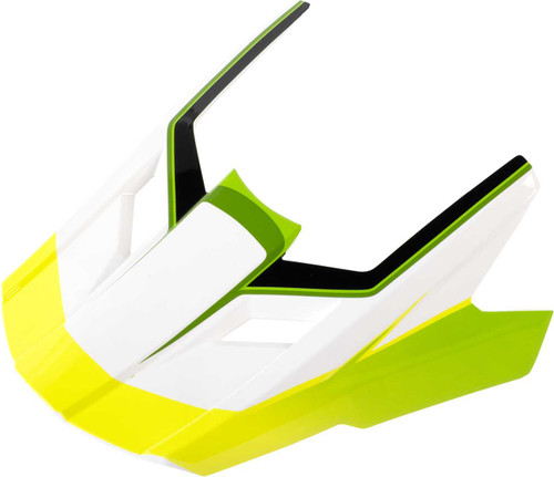 Z1R Dirt Maxx Visor Kit - Vortex - White/Green - XS-M