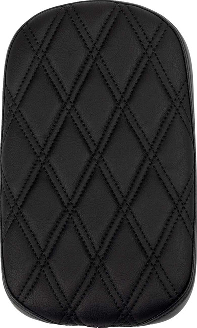 DRAG SPECIALTIES SEATS Rear Solo Seat - Wide - Double Diamond - Black Stitch - FLH/FLT '97-'23