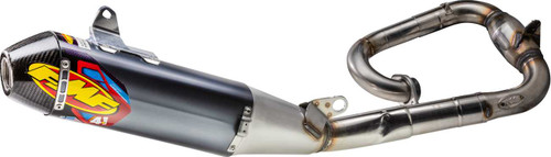 FMF Factory 4.1 RCT Exhaust System - with Carbon Cap - Stainless Steel - MegaBomb 044483
