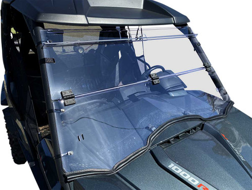 MOOSE OFFROAD Full Folding Windshield - Deluxe - Commander
