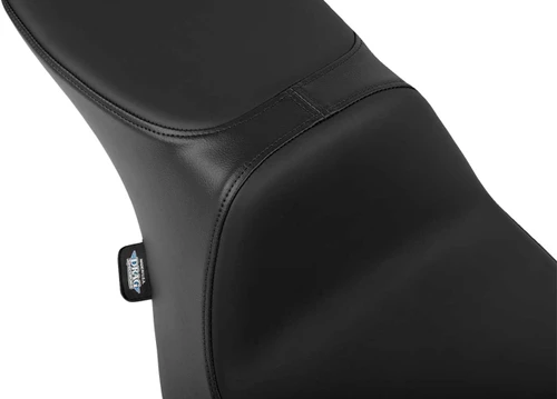 DRAG SPECIALTIES SEATS Predator 2-Up Seat - Solar Leather - Smooth - w/o Backrest - FLT/FLH '23-'24