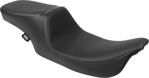 DRAG SPECIALTIES SEATS Predator 2-Up Seat - Solar Leather - Smooth - w/o Backrest - FL '97-'07