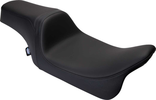DRAG SPECIALTIES SEATS Predator 1Up Seat - Solar Leather - Black - Smooth - FLH '08-'23