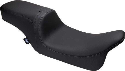 DRAG SPECIALTIES SEATS Predator 2-Up Seat - Solar Leather - Smooth - w/ Backrest Receptacle - FL '08-'23