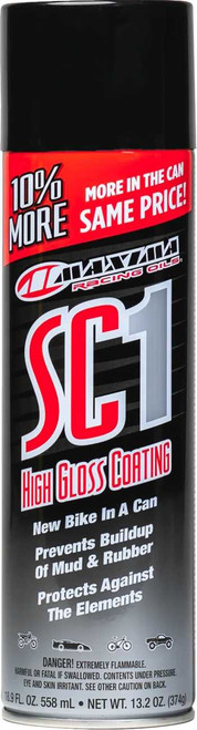 MAXIMA RACING OIL SC1 High Gloss Coating - 13.2 oz. net wt. - Aerosol 78920