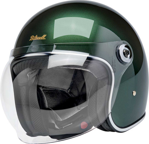 BILTWELL Tahoe Helmet - Solid - Metallic Sierra Green - Medium 1008-324-503