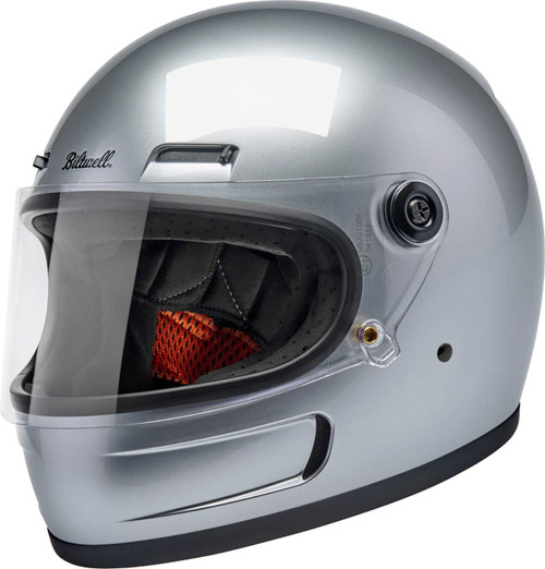 BILTWELL Gringo SV Helmet - Gloss Silver - XL 1006-107-505