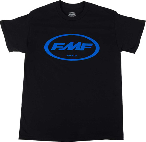 FMF Factory Classic Don T-Shirt - Black/Blue - Small SP23118918BBLSM