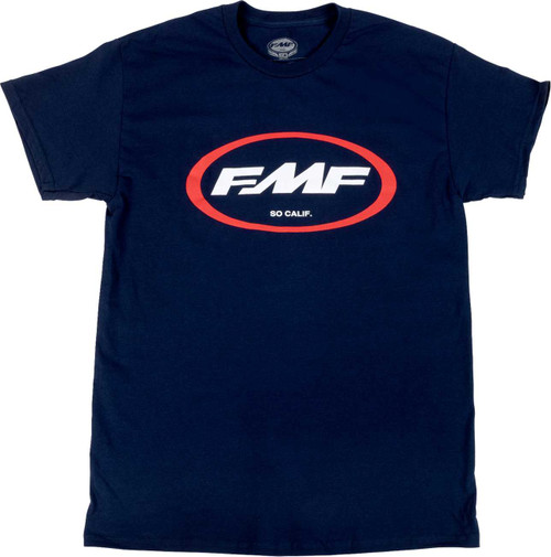 FMF Factory Classic Don T-Shirt - Navy/Red - Medium SP23118918NVRMD